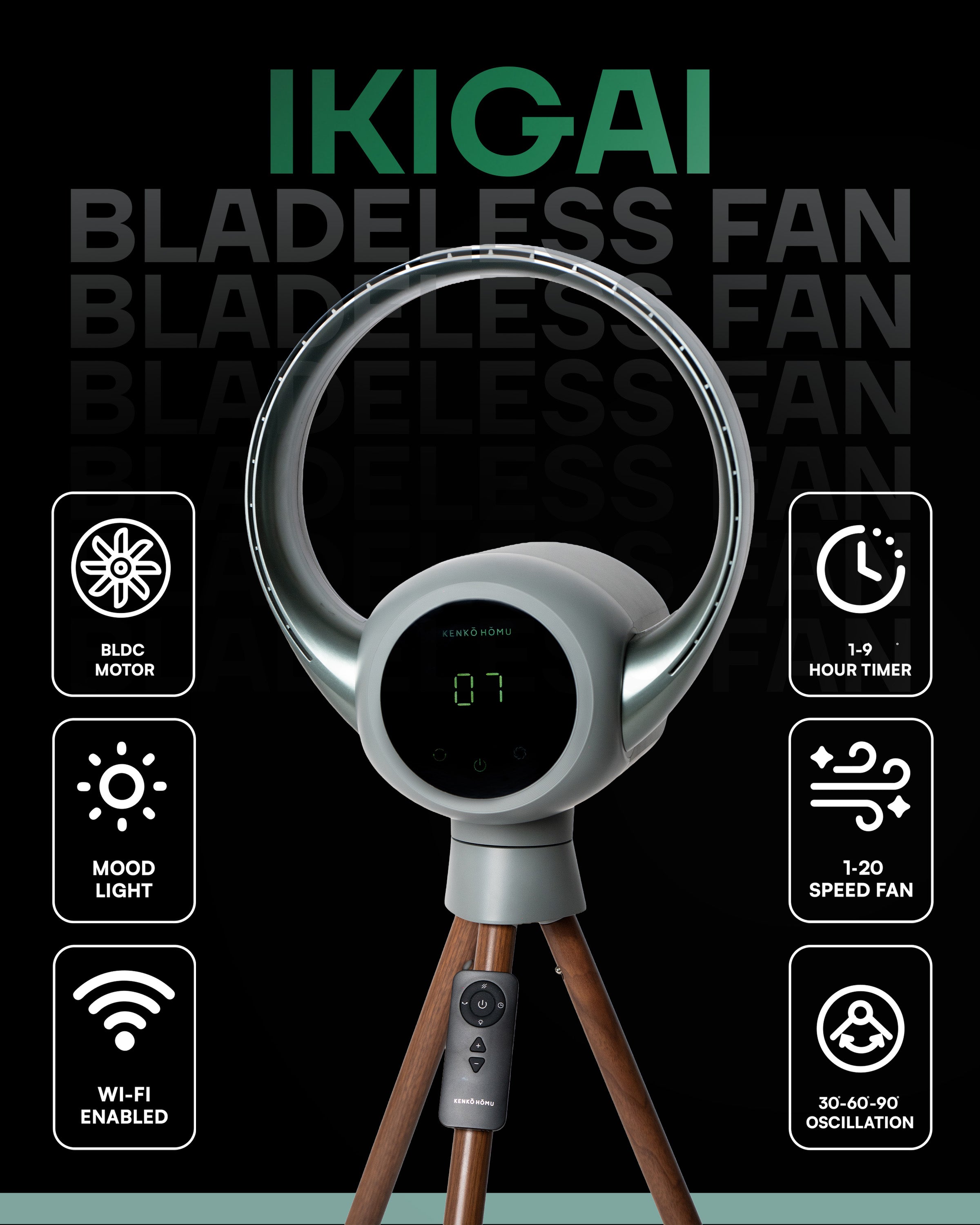IKIGAI – Bladeless Fan