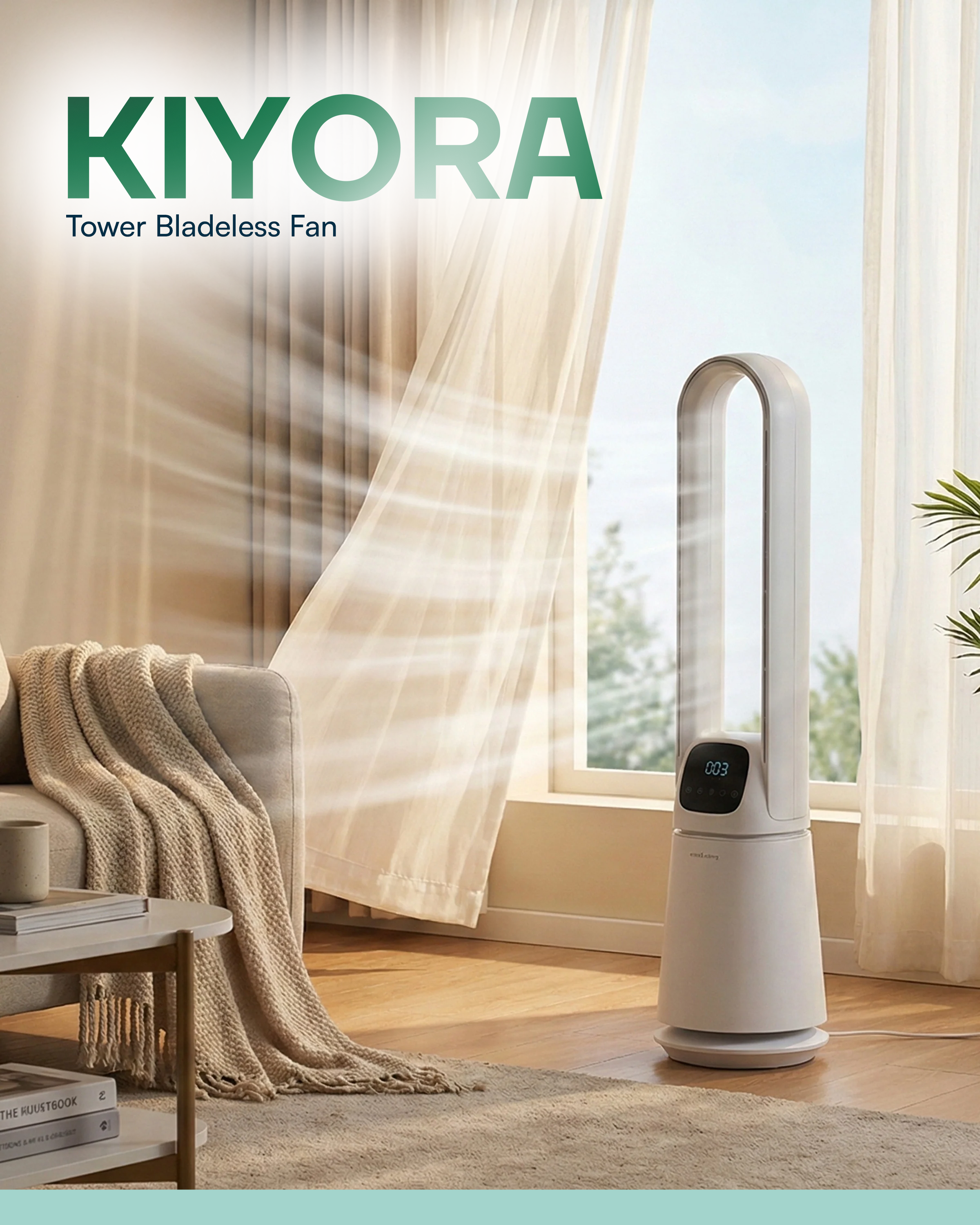 KIYORA – Bladeless Fan